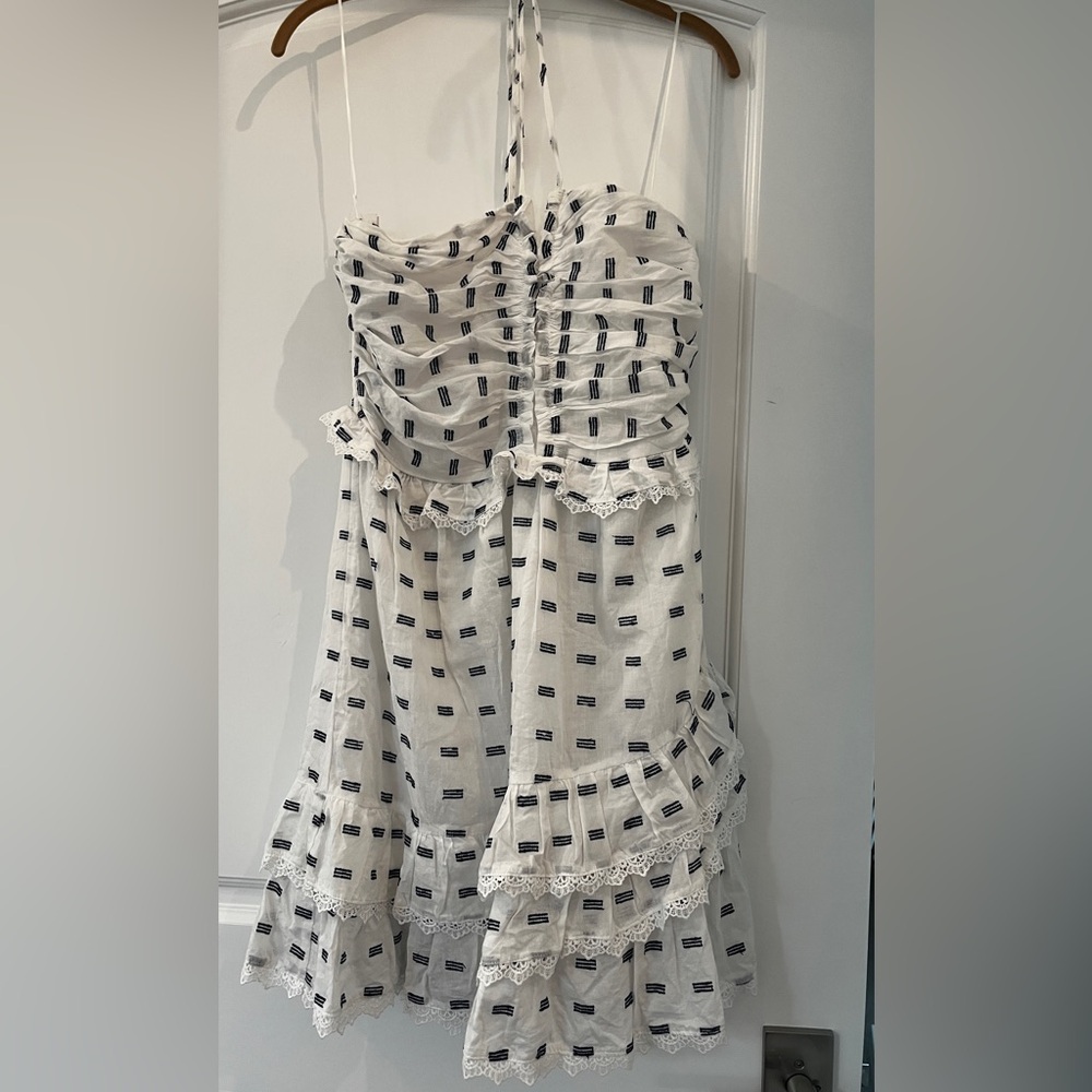 AQUA 
Embroidered Halter Dress - Exclusive
NWT Large - Picture 2 of 8